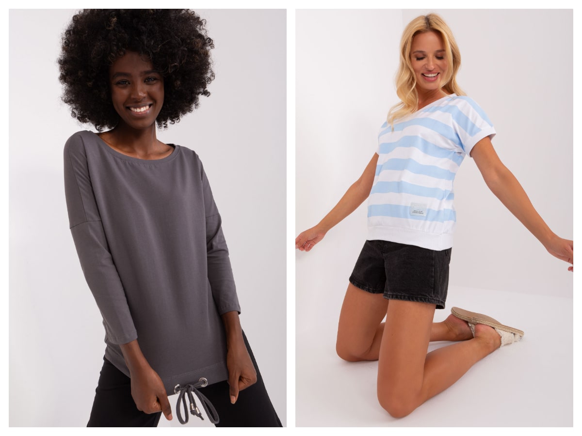 Tanie bluzki damskie basic – jakie modele warto zamówić online?