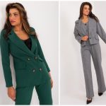 Elegancke garnitury damskie w modnych kolorach na jesień