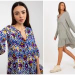 Luźne lekkie boho sukienki oversize do stylizacji na jesien