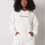 Ecru bluza z pikowaniem Hanna RUE PARIS