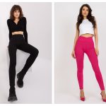 Modne legginsy basic z bawełny – sklep eButik.pl